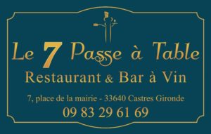 Le 7 Passe à Table